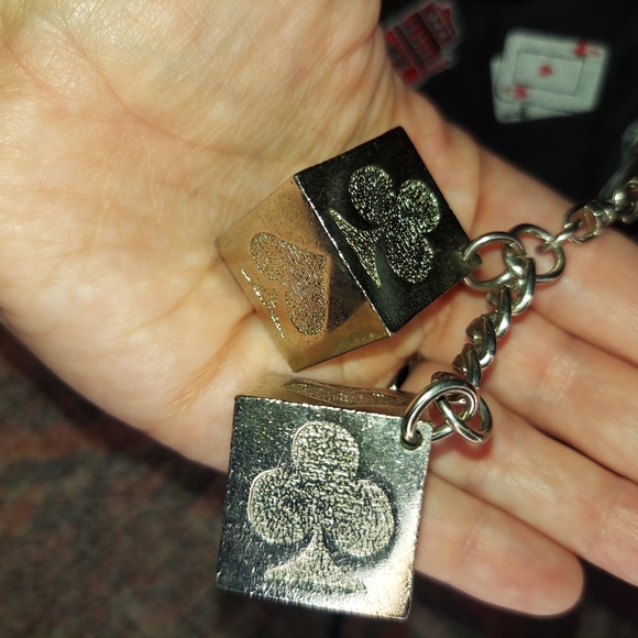 Black Casino-Themed Women's Shoulder Bag - Picture 8 of 16